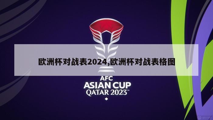 欧洲杯对战表2024,欧洲杯对战表格图